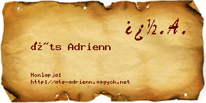 Áts Adrienn névjegykártya